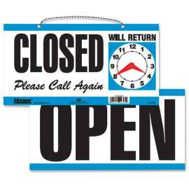 U.S. Stamp & Sign Open/Closed 2-sided Sign
