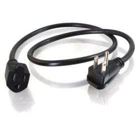 C2G 3ft 18 AWG Flat Plug Power Strip Plus (NEMA 5-15P to NEMA 5-15R), 3ft