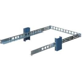 Innovation First Rack Solutions 1U 2Post Universal Rail with Wirebar, Steel, 45 lb