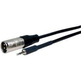 Comprehensive Cable Comprehensive Standard Series XLR Plug to Stereo 3.5mm Mini Plug Audio Cable 10ft - 10 ft Mini-phone/XLR Audio Cable for Audio Device - First End: 1 x XLR Microphone - Male - Second End: 1 x Mini-phone Stereo Audio - Male - Shiel
