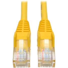 Tripp Lite 10ft Cat5e Cat5 350MHz Snagless Patch Cable RJ45 M/M Yellow 10', Category 5e, 10ft, 1 x RJ-45 Male Network, 1 x RJ-45 Male Network