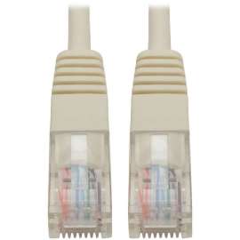 Tripp Lite Cat5e 350 MHz Molded (UTP) Ethernet Cable (RJ45 M/M) PoE White 1 ft. (0.31 m), Category 5e, 1ft, 1 x RJ-45 Male Network, 1 x RJ-45 Male Network