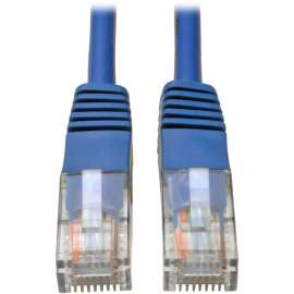 Tripp Lite 15ft Cat5e / Cat5 350MHz Molded Patch Cable RJ45 M/M Blue 15', Category 5e, 15ft, 1 x RJ-45 Male Network, 1 x RJ-45 Male Network