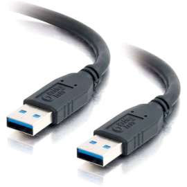 C2G 2m USB 3.0 A Cable, Male to /M, 6.56 ft USB Data Transfer Cable, First End: 1 x Type A Male USB, Second End: 1 x Type A Male USB