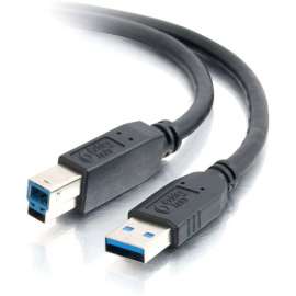 C2G 10ft USB 3.0 A to B SuperSpeed Cable, M/M, 9.84 ft USB Data Transfer Cable, Type A Male USB, Type B Male USB