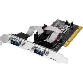 SIIG JJ-P20511-S3 2-port PCI Serial Adapter, Plug-in Card, PCI, PC