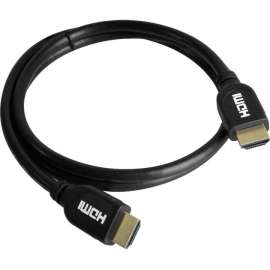 SIIG CB-H20412-S1 HDMI Cable, 3.28 ft HDMI A/V Cable, First End: 1 x HDMI Type A Digital Audio/Video, Male, Second End: 1 x HDMI Type A Digital Audio/Video