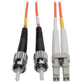 Tripp Lite 1M Duplex Multimode 62.5/125 Fiber Optic Patch Cable LC/ST 3' 3ft 1 Meter, LC Male, ST Male, 3.28ft