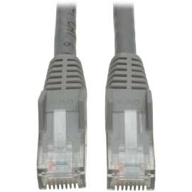 Tripp Lite Cat6 Gigabit Snagless Molded (UTP) Ethernet Cable (RJ45 M/M) PoE Gray 6 ft. (1.83 m), Category 6 for Network Device, 6ft, 1 x RJ-45 Male Network, 1 x RJ-45 Male Network