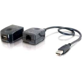 C2G USB Over Cat5 Superbooster Extender Kit, Charcoal