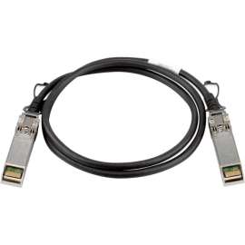 D-Link Stacking Network Cable, 3.28 ft Network Cable for Network Device, First End: SFP+ Network, Black