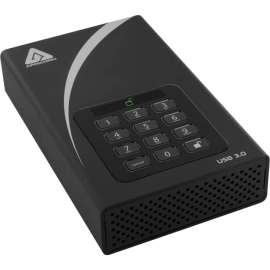 Apricorn Mass Storag Apricorn Aegis Padlock ADT-3PL256-2000 2 TB Hard Drive, 3.5" External, USB 3.0, 7200rpm, 1 Year Warranty