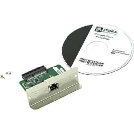 Zebra Technologies Zebra Kit Internal Printserver (Ethernet Port) ZT200 Series, 1 x Network (RJ-45), Fast Ethernet, Plug-in Module, 100 Mbit/s