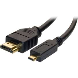 4XEM 15FT Micro HDMI To HDMI Adapter Cable, 15 ft HDMI/Micro HDMI A/V Cable for TV, Projector, Audio/Video Device, Monitor, Camera, Cellular Phone, Smartphone, HDTV, First End: 1 x 19-pin Micro HDMI 1.4 Digital Audio/Video, Male, Second End: 1 x 19-pin HD
