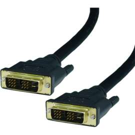 4XEM 10FT DVI-D Single Link M/M Digital Video Cable, 10 ft DVI Video Cable for Monitor, Video Device, Projector, First End: 1 x 19-pin DVI-D (Single-Link) Digital Video, Male, Second End: 1 x 19-pin DVI-D (Single-Link) Digital Video