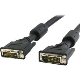 4XEM 6FT DVI-D Dual Link M/M Digital Video Cable, 6 ft DVI Video Cable for Monitor, Video Device, TV, First End: 1 x 25-pin DVI-D (Dual-Link) Digital Video, Male, Second End: 1 x 25-pin DVI-D (Dual-Link) Digital Video