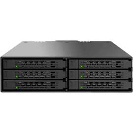Cremax Icy Dock MB996SP-6SB 6 in 1 SATA Hot Swap Backplane RAID Cage, 6 x HDD Supported, 6 x SSD Supported, RAID Supported 0, 1, 5, JBOD, 6 x Total Bays