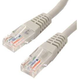4XEM 100FT Cat6 Molded RJ45 UTP Ethernet Patch Cable (Gray), 100 ft Category 6 Network Cable for Network Device, Notebook, First End: 1 x RJ-45 Network, Male, Second End: 1 x RJ-45 Network