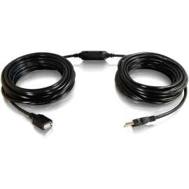 C2G 25ft USB Active Extension Cable, USB 2.0, M/F, USB, Extension Cable