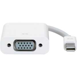4XEM Mini DisplayPort To VGA Adapter, DisplayPort/VGA Video Cable for Video Device, MacBook Air, MacBook Pro, MacBook, Monitor, Projector, Mac mini, Mac Pro, First End: 1 x Mini DisplayPort Digital Audio/Video, Male, Second End: 1 x 15-pin HD-15