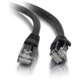 C2G 6ft Cat5e Ethernet Cable, Snagless Unshielded (UTP), Black, Cat5e for Network Device, RJ-45 Male