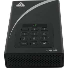 Apricorn Mass Storag Apricorn Aegis Padlock DT ADT-3PL256-4000 4 TB Desktop Hard Drive, 3.5" External, Black, USB 3.0, 7200rpm