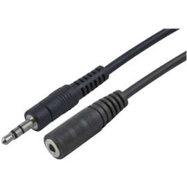 4XEM 3FT 3.5MM Stereo Mini Jack M/F Headphone Extension Cable, Mini-phone for Audio Device, Speaker, Extension Cable, 3 ft, 1 x Mini-phone Female Stereo Audio