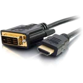 C2G 2m (6ft) HDMI to DVI Cable, HDMI to DVI-D Adapter Cable, 1080p, M/M, HDMI/DVI for Video Device