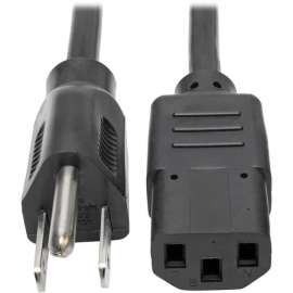 Tripp Lite Computer Power Extension Cord Adapter 10A 18AWG 5-15P to C13 25', 10A,18AWG (NEMA 5-15P to IEC-320-C13) 25-ft."