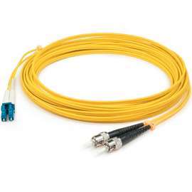 AddOn 10m LC (Male) to ST (Male) Yellow OS2 Duplex Fiber OFNR (Riser-Rated) Patch Cable - 100% compatible and guaranteed to work