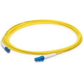 AddOn 2m LC (Male) to LC (Male) Yellow OS2 Simplex Fiber OFNR (Riser-Rated) Patch Cable, 100% compatible and guaranteed to work