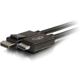 C2G 10ft DisplayPort to HDMI Adapter Cable, M/M, DisplayPort/HDMI for Notebook, TV, Projector, Audio/Video Device, 10 ft, 1 x DisplayPort Male Digital Audio/Video