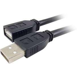 Comprehensive Cable Comprehensive Pro AV/IT Active USB A Male to Female 16ft (Center Position), 16 ft USB Data Transfer Cable for Webcam, Whiteboard, Printer, First End: 1 x USB 2.0 Type A, Male, Second End: 1 x USB 2.0 Type A