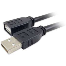 Comprehensive Cable Comprehensive Pro AV/IT Active Plenum USB A Male to A Female Cable 35ft, 35 ft USB Data Transfer Cable for Webcam, Whiteboard, Printer, First End: 1 x USB 2.0 Type A, Male, Second End: 1 x USB 2.0 Type A