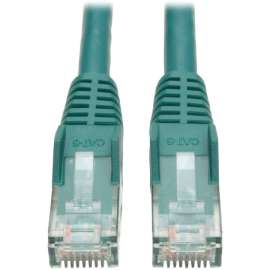 Tripp Lite 2ft Cat6 Gigabit Snagless Molded Patch Cable RJ45 M/M Green 2' - 2 ft Category 6 Network Cable for Network Device, Desktop Computer - First End: 1 x RJ-45 Network - Male - Second End: 1 x RJ-45 Network - Male - 1 Gbit/s - Patch Cable - Go
