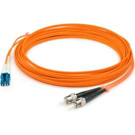 AddOn 1m LC (Male) to ST (Male) Orange OM1 Duplex Fiber OFNR (Riser-Rated) Patch Cable - 100% compatible and guaranteed to work