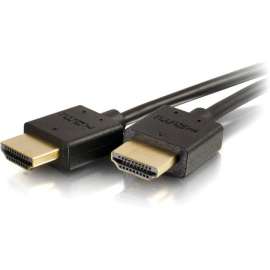 C2G 1ft 4K HDMI Cable, Ultra Flexible Cable with Low Profile Connectors, 1 ft HDMI A/V Cable for Audio/Video Device, Home Theater System, First End: 1 x HDMI Male Digital Audio/Video, Second End: 1 x HDMI Male Digital Audio/Video