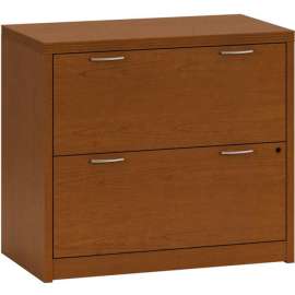 HON 10700 Series Locking Storage Cabinet, 36w x 20d x 29.5h, Bourbon Cherry