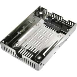 Cremax Icy Dock EZConvert Air Lite MB482SP-3B Drive Bay Adapter for 3.5" Internal - Chrome - 1 x Total Bay - 1 x 2.5" Bay - Steel