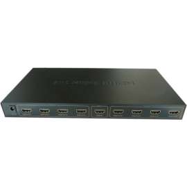 4XEM 8 Port HDMI 4K Splitter, 340 MHz to 340 MHz, 1 x HDMI In, 8 x HDMI Out