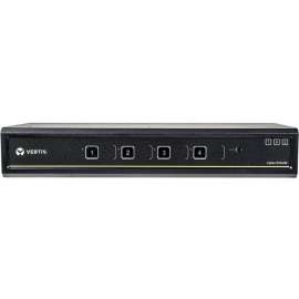 Vertiv Cybex SC900 Secure Desktop KVM|4 Port Dual-Head|DisplayPort DPP| TAA - 4K UHD | NIAP PP 3.0 Compliant | Audio/USB | Secure Isolated Channels | 3-Year Full Coverage Factory Warranty - Optional Extended Warranty Available