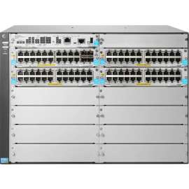 HPE 5412R 92GT PoE+/4SFP+ (No PSU) v3 zl2 Switch - 92 Ports - Manageable - Gigabit Ethernet, 10 Gigabit Ethernet - 10/100Base-TX, 10/100/1000Base-T, 10GBase-X - 3 Layer Supported - Modular - Twisted Pair, Optical Fiber - 7U High - Rack-mountable - L