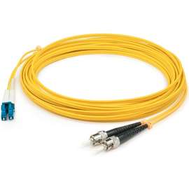 AddOn 4m LC (Male) to ST (Male) Yellow OS2 Duplex Fiber OFNR (Riser-Rated) Patch Cable - 100% compatible and guaranteed to work