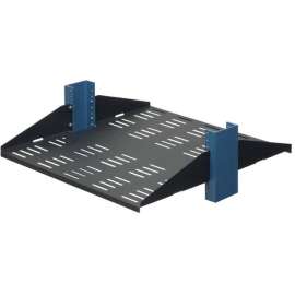 Innovation First Rack Solutions 2U 2Post Center Mount Shelf 20in Depth (Flanged Down, Vented), 19" 2U