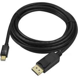 SIIG Mini DisplayPort to DisplayPort Cable, 3M, 9.84 ft DisplayPort/Mini DisplayPort A/V Cable for Audio/Video Device, First End: 1 x 20-pin Mini DisplayPort Digital Audio/Video, Male