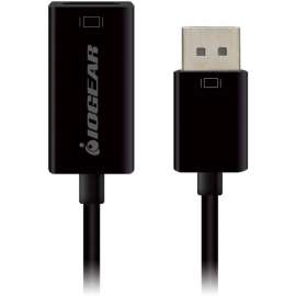 IOGEAR Active DisplayPort to HDMI Adapter with 4K Support, DisplayPort/HDMI for Audio/Video Device, Projector, HDTV, Monitor, Graphics Card, TV, 3.4", 1 Pack, 1 x DisplayPort Male Digital Audio/Video