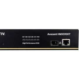 Vertiv Avocent HMX 5000 | KVM Extender | Single Transmitter (HMX5100T-001) - High Performance KVM Extender | IP-Based KVM Receiver | IP-Based KVM Transmitter | DVI-D | SFP Cage | USB | Single Head | Dual Head | TAA Compliant