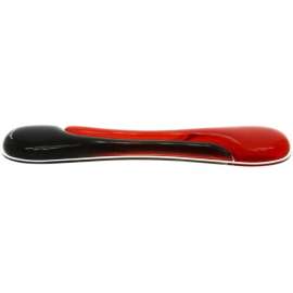 Kensington Duo Gel Keyboard Wrist Rest, 1.50" x 5.16" x 22.63" Dimension, Black, Red, Gel, 1 Pack