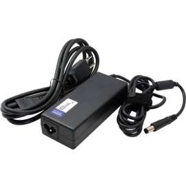 Addon Dell 332-1833 Compatible 90W 19.5V at 4.62A Black 7.4 mm x 5.0 mm Laptop Power Adapter and Cable, 100% compatible and guaranteed to work