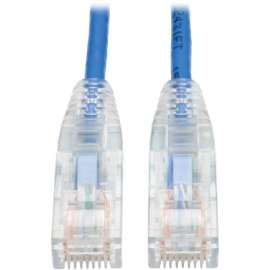 Tripp Lite 4ft Cat6 Gigabit Snagless Molded Slim UTP Patch Cable RJ45 M/M Blue 4', 4 ft Category 6 Network Cable for Network Device, Switch, Router, Server, Modem, Printer, Computer, First End: 1 x RJ-45 Network, Male, Second End: 1 x RJ-45 Network